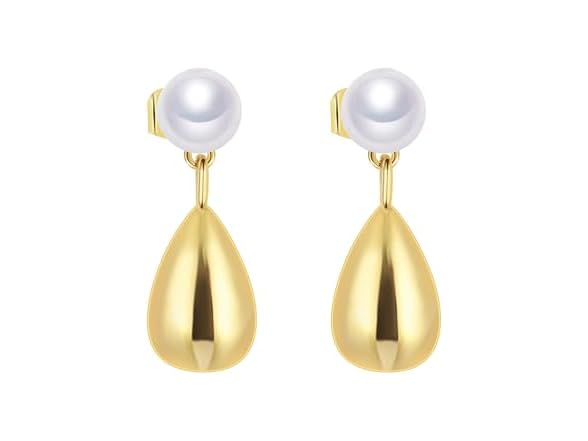 Pearlfun Freshwater Pearl Drop Earrings