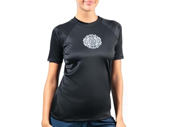 Kanu Surf Women's Black Rashguard (XL)