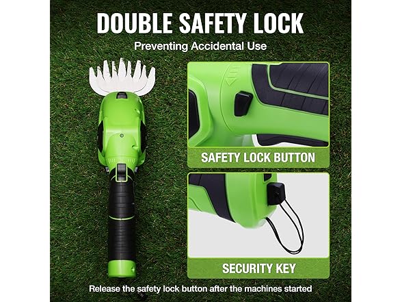 WORKPRO 7.2V Hedge Trimmer 2 in 1 Green