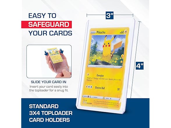 BCW 3x4 Topload Card Holder - Standard