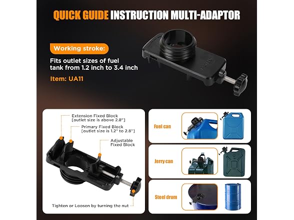 DEMAKIMI 4.5 GPM Cordless Fuel Transfer
