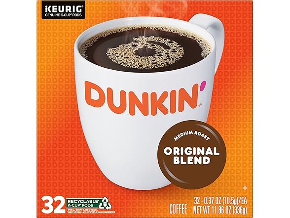 32CT Dunkin' Original Blend Medium Roast Coffee