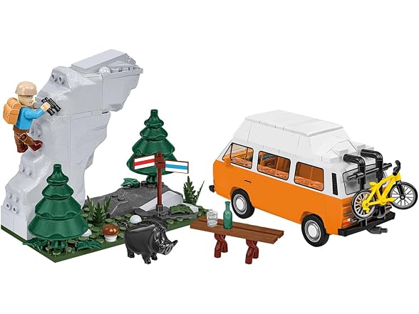 COBI Action Town Volkswagen T3 Camper Van, 232 Pieces
