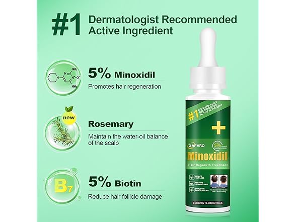 Pipuxi Minoxidil for Men 2PCS