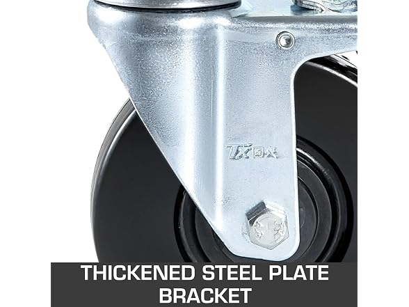 4 Pack 5Inch Scaffolding Rubber Swivel Caster
