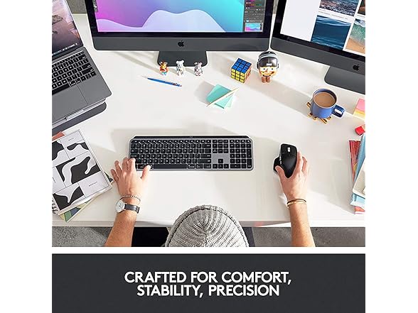 Logitech MX Keys Advanced Wireless Illuminated Keyboard for (Open Box)