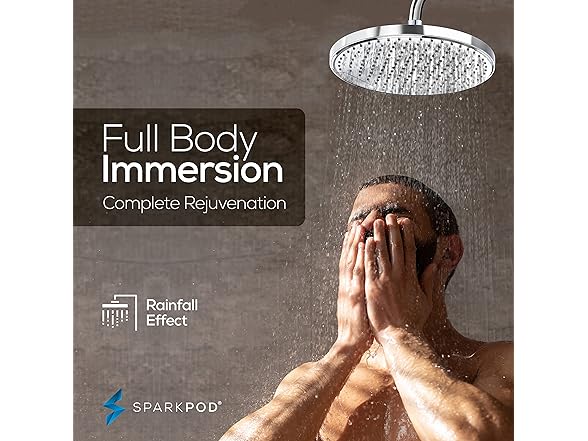 10" Ceiling/Wall Mount Rain Shower Head