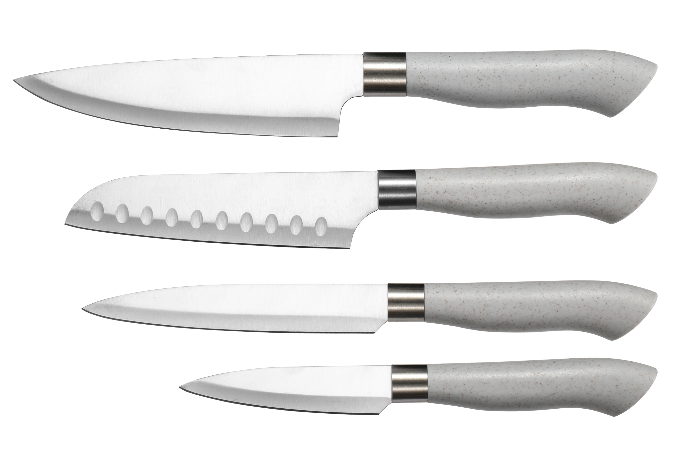 Eco-Friendly 5Pc Kitchen Knife Block Set - Gallery 8