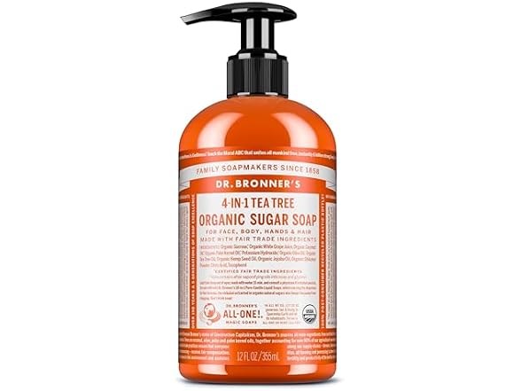 Dr Bronners Organic Sugar Soap 12oz