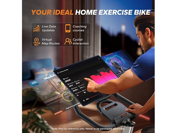 MERACH Orange Magnetic Exercise Bike