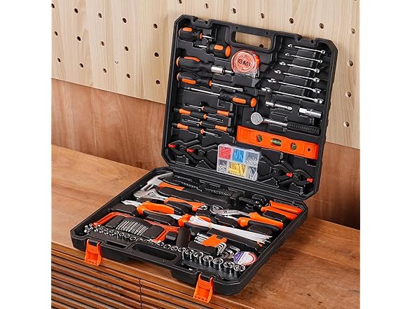 VEVOR 216 Piece General Household Hand Tool Set