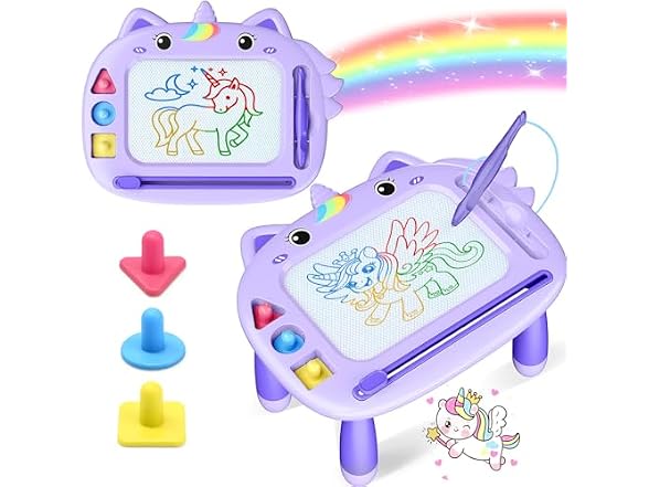 MERGUEZ Unicorn Magnetic Doodle Board