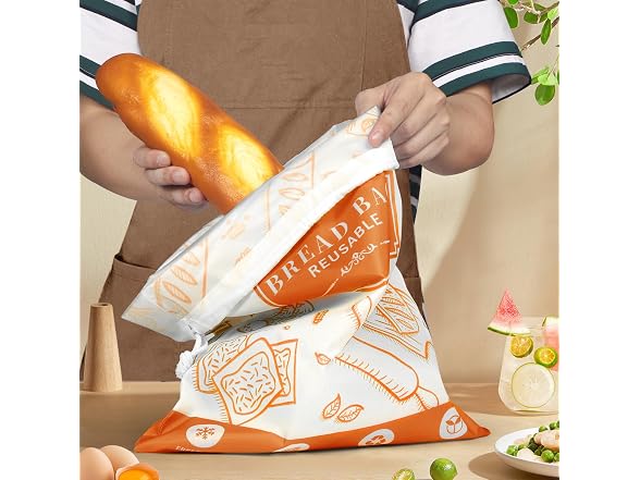 4-Pack Bread Bags for Homemade Bread