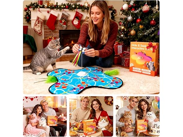 Tlaijiang Touch Activated Cat Toy