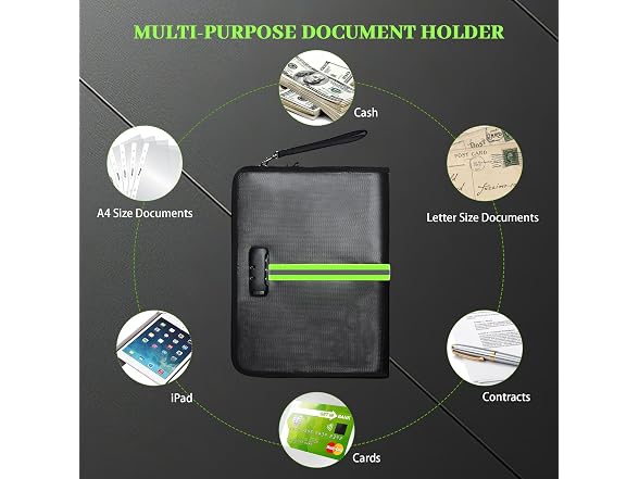5200F Fireproof Document Bag, Fireproof