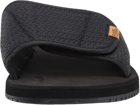 FLOJOS Men's Duke Flip-Flop, Black 8