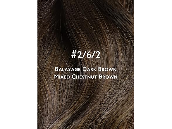 WENNALIFE Dark Brown 3.15" Wide Tape in Hair Extensions