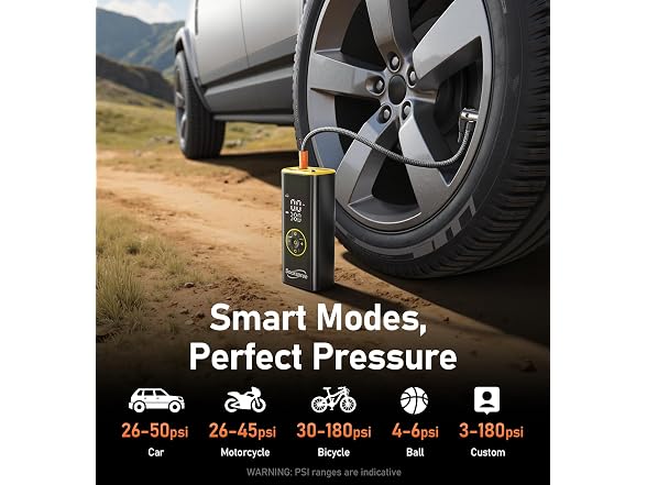 Sockspree Tire Inflator Air Compressor