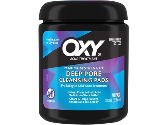 Oxy Daily Defense Cleansing Pads, 90 Count