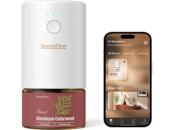 SenseFlow 1 Fl Oz Smart Essential Oil Diffuser