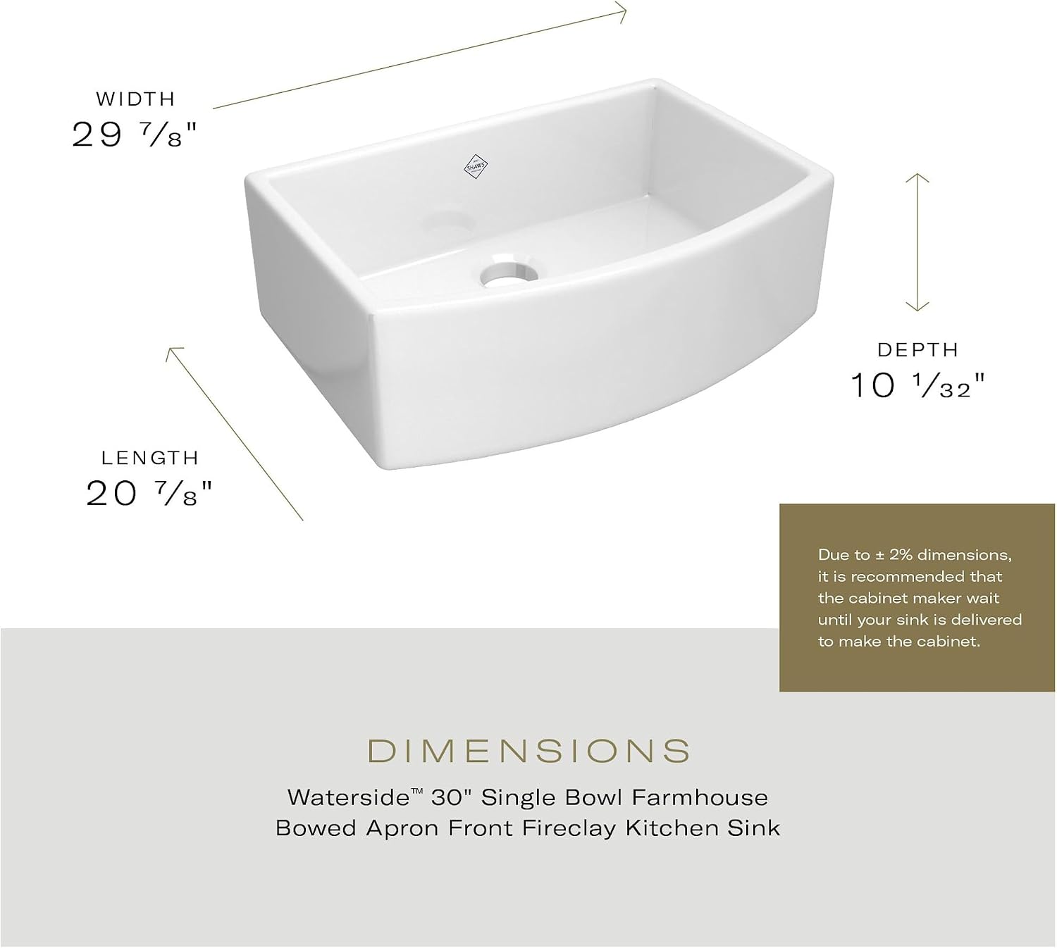 Fireclay Farmhouse Kitchen Sink - Gallery 12