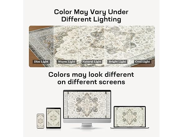 Marsail 3'x5' Machine Washable Area Rug