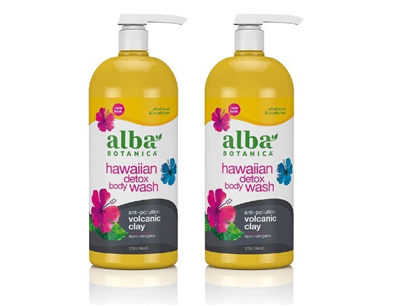 Alba Botanica 2Pk Hawaiian Detox Body Wash