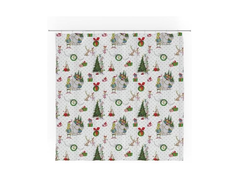 Franco Franco Grinch Holiday Christmas Bath Microfiber Show