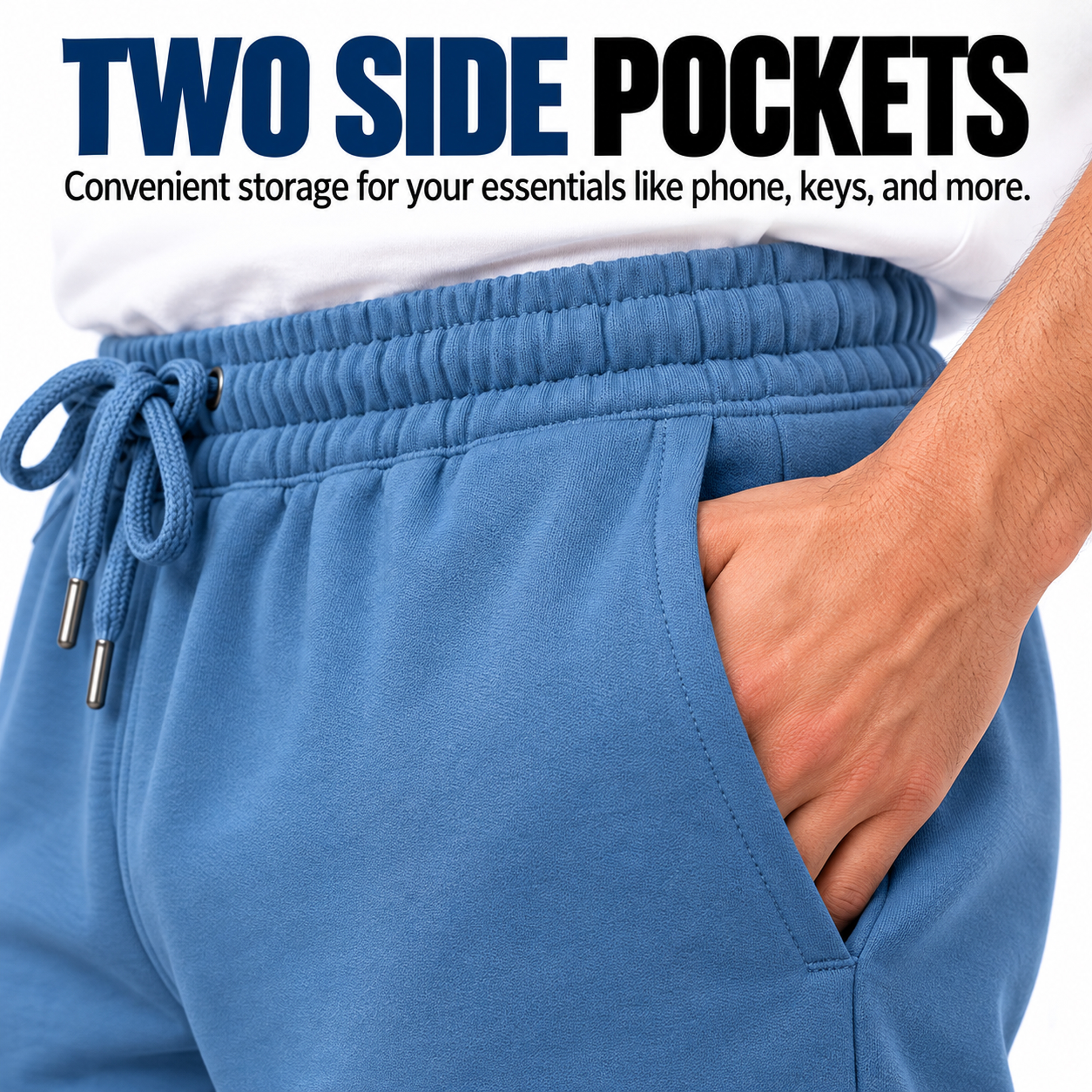 4Pk Mens Open Bottom Sweatpants - Gallery 19