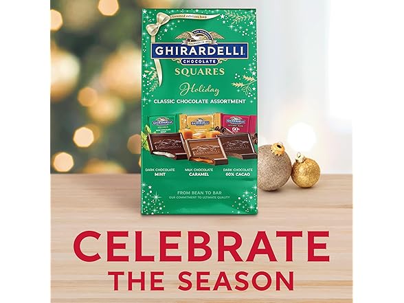 Ghirardelli Holiday Choc Squares Assortm