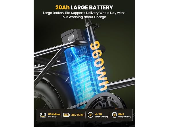 isinwheel U7S Electric Bike 1500W 20Ah Battery
