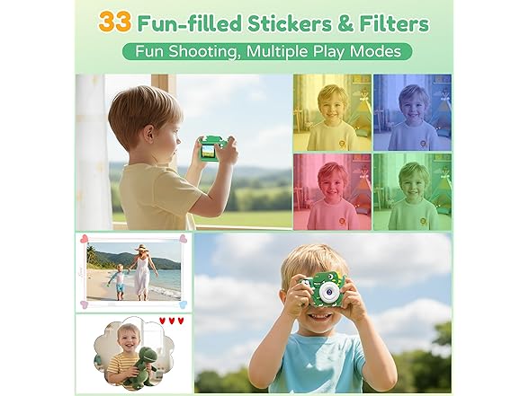 KIDWILL Kids Camera with Tripod