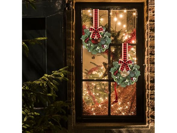 UJG 4PACK Mini Christmas Wreaths