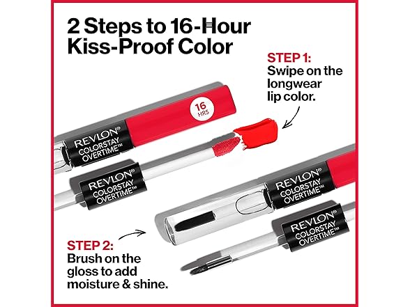 Revlon Liquid Lipstick with Clear Lip Gloss