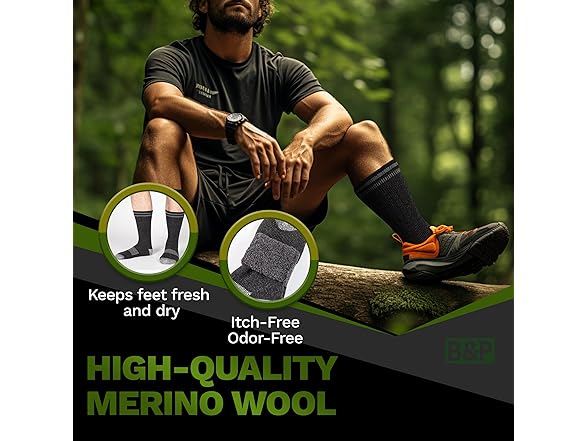 B&P High-Performance Men's Socks 3-Pairs