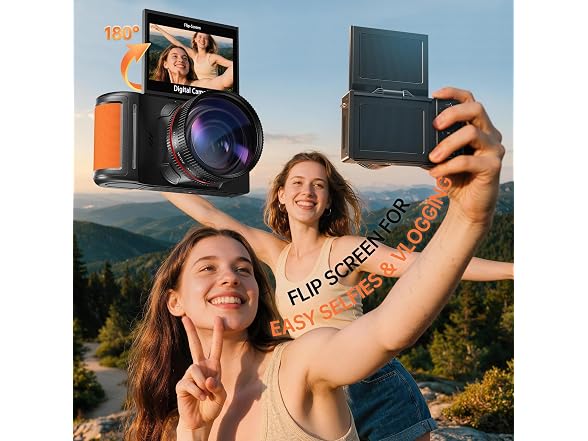 Yatao 6K 96MP Flip-Screen Camera WiFi