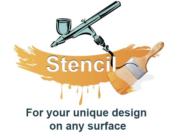 Plastic Stencil Spider Web for Drawing