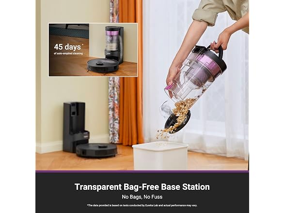 EUREKA E20 Robot VacMop with Self-Empty Station