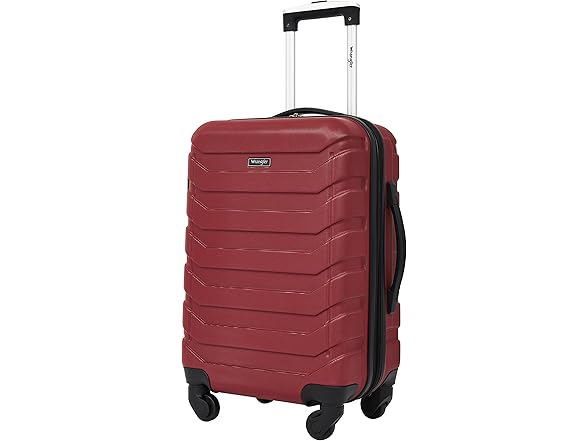 Wrangler 4 Piece Miami Luggage and Packing Cubes Set