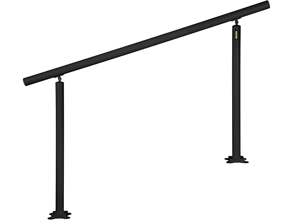 Outdoor Stair Railing Kit, 5 FT Handrails 0-5