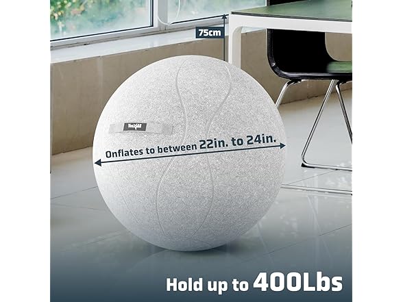 Yes4All Ball Chair Office, 400lbs Capacity