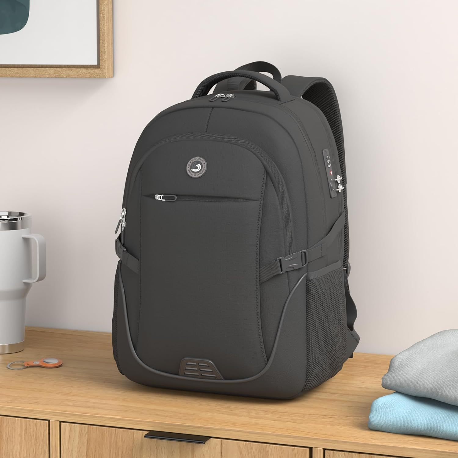 SHRRADOO Anti Theft Laptop Backpack - Gallery 13