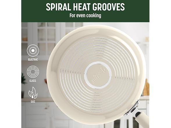 Goodful Ceramic Nonstick Pots and Pans Set 12PC