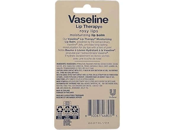 Vaseline Lip Therapy Rosy Lips 2pk