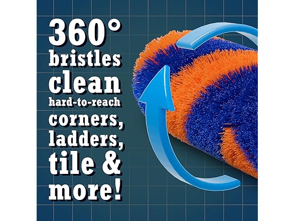 Blue Wave GoRound 360 Pro Pool Brush 18 inches