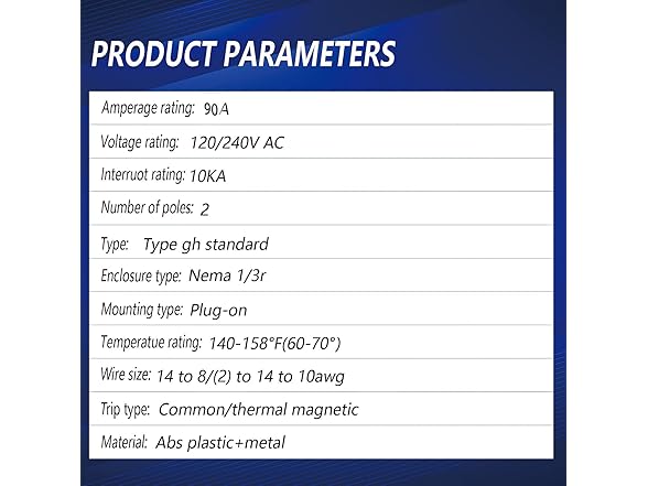 GAOERFU 290 Circuit Breaker