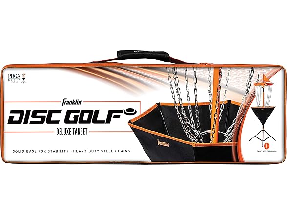 Franklin Disc Golf Basket + Discs Set