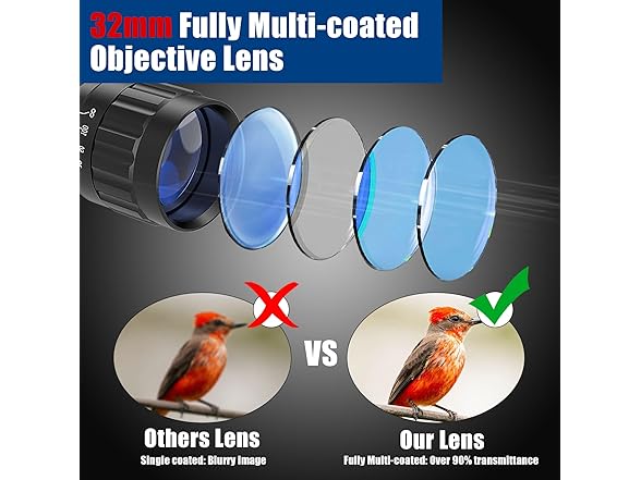 UUQ 3-9x40AO-32AO Rifle Scope