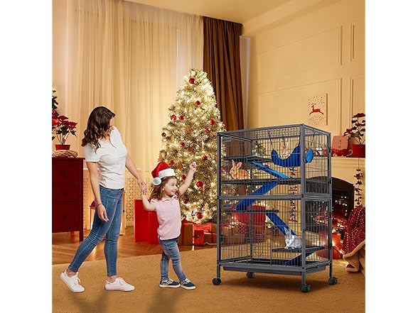 50''H Metal Small Animal Cage