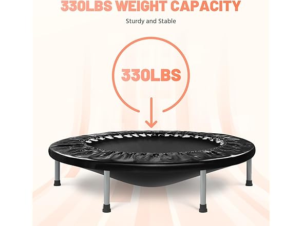 BCAN 38" Foldable Mini Trampoline